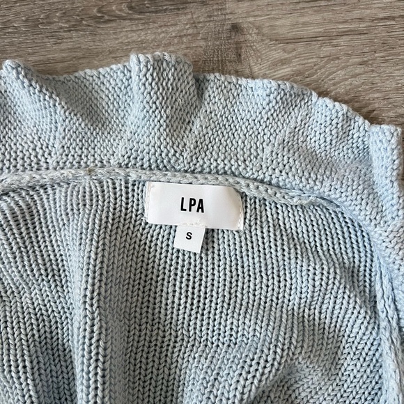 LPA Light Blue Ruffle Blouse - Picture 4 of 6